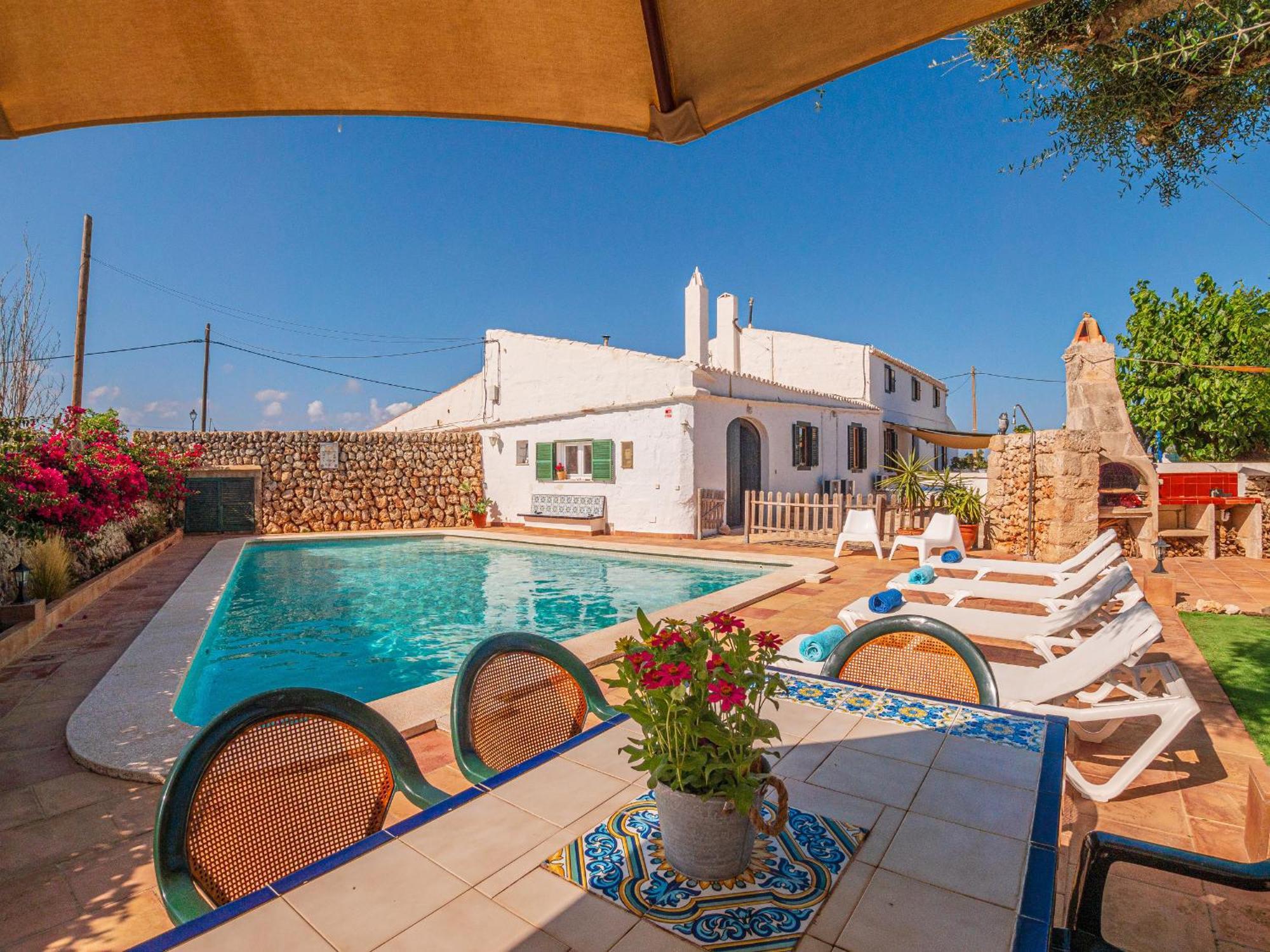 Casa Rural Menorquina Con Piscina Y Barbacoa Sant Climent Eksteriør billede